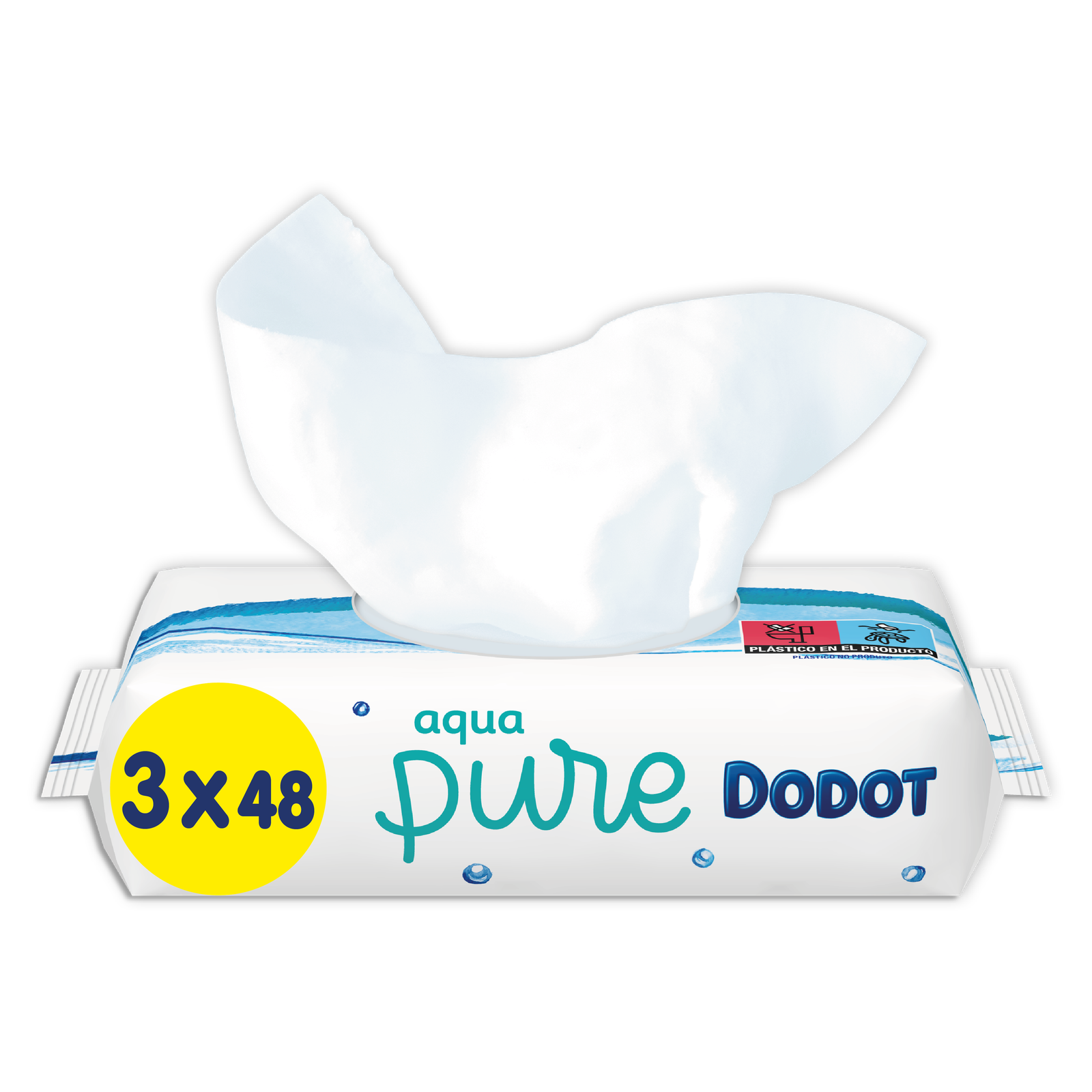 ¡Aprovecha la mejor oferta del año: 3 paquetes de toallitas húmedas Dodot Aqua Pure al precio de 1!