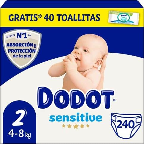 ¡No te quedes sin pañales de alta calidad para tu bebé! Descuento único en Dodot Sensitive talla 2, ¡aprovecha ahora!
