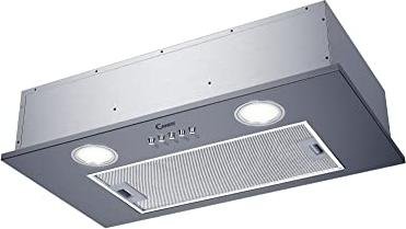 ¡Potencia y estilo en tu cocina! Aprovecha la oferta en la campana Candy con 3 niveles de potencia y panel de aluminio resistente a la grasa