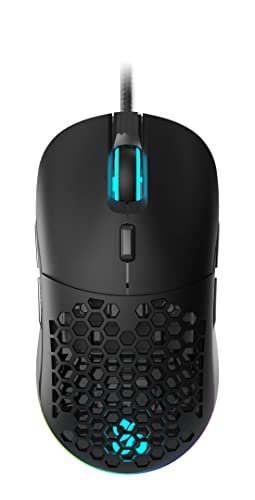 ¡Aumenta tu rendimiento al máximo con el ratón gaming Newskill RGB y sus 9 botones programables!