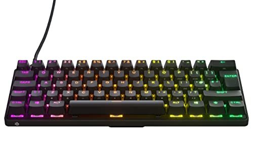 ¡Disfruta al máximo tu experiencia de juego con el teclado SteelSeries Pro Mini! ¡Aprovecha esta oferta única y obtén un accionamiento ajustable y un formato super compacto!