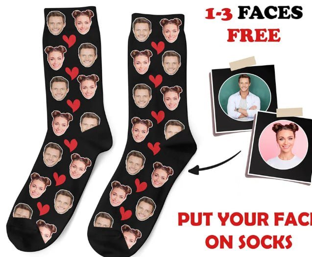 ¡Personaliza tus calcetines únicos con la foto que amas y aprovecha esta oferta especial!
