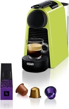 ¡Aprovecha la oportunidad y dale vida a tus mañanas con la vibrante cafetera Nespresso Essenza Mini en color lima!