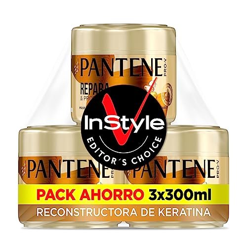 ¡Luce un cabello increíble con la mascarilla Pantene reconstructora! Ahora en oferta: 3 x 300ml.
