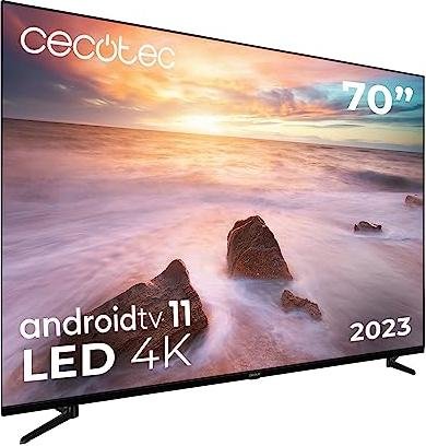¡Increíble oportunidad! Televisor Cecotec LED 4K de 70 con AndroidTV y Dolby Vision Atmos ¡Aprovecha ahora!