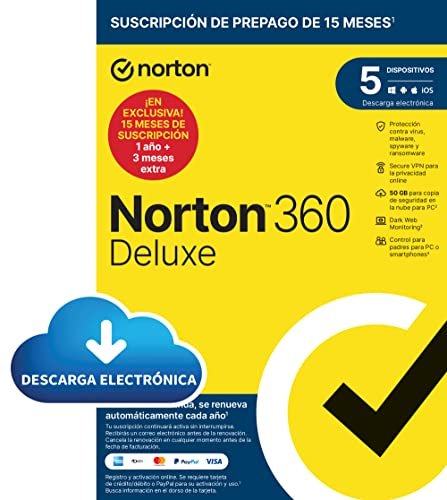 ¡Protege tus dispositivos al mejor precio con la oferta exclusiva de Norton 360 Deluxe!
