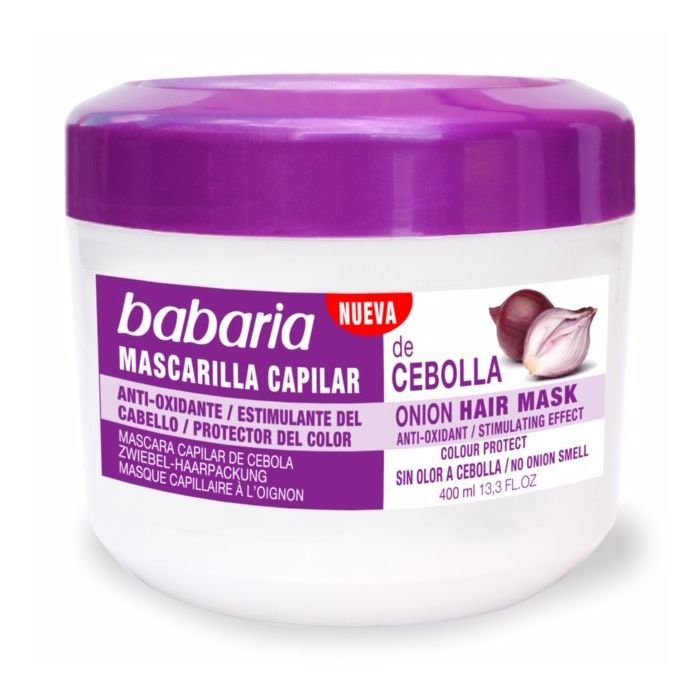 ¡No te quedes sin la mascarilla de pelo Babaria de cebolla antes de que se acabe la oferta!