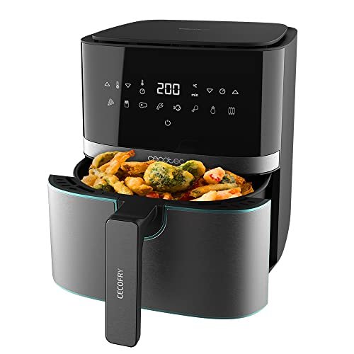 ¡Ahorra 9€ en la freidora de aire Cecotec de 5,5L con 1700W de potencia y 8 modos de cocinado!