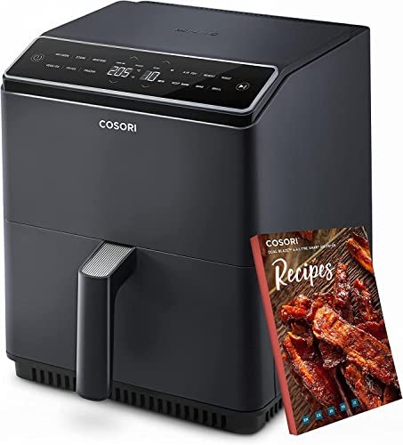 ¡Ahorra tiempo y disfruta de comidas perfectamente cocidas con la freidora de aire Cosori de 6,4L con Dual Blaze!