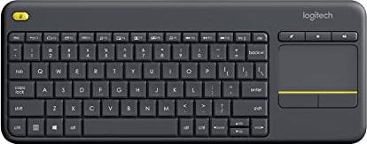 ¡Ahorra dinero en este teclado Logitech inalámbrico con Touch Pad!
