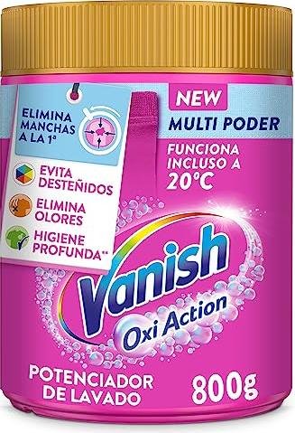 ¡Renueva tus prendas con el poderoso quitamanchas Vanish Oxi Action de 800gr sin lejía a un precio irresistible!