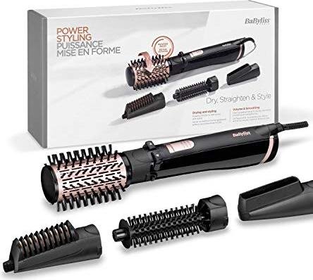 ¡Ahorra tu cabello! Cepillo de aire rotatorio Babyliss Iónico con descuento especial en 4 cabezales y 2 niveles de temperatura.
