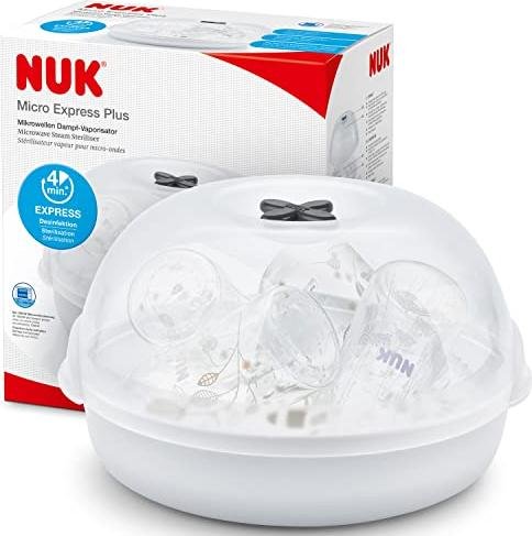 ¡Aprovecha el precio único del esterilizador NUK Micro Express para una alimentación segura!