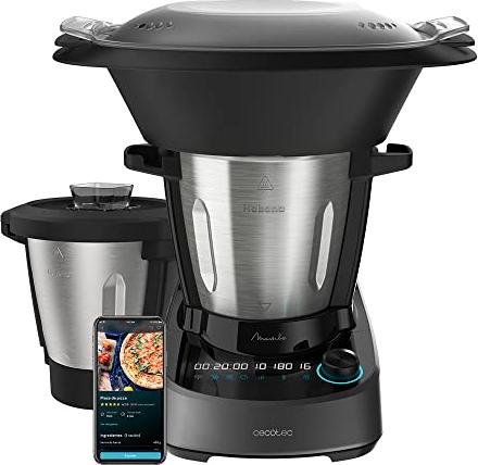 ¡Aprovecha el increíble descuento y compra ya tu robot de cocina Mambo 11090 de Cecotec con jarra habana y jarra de acero inoxidable!