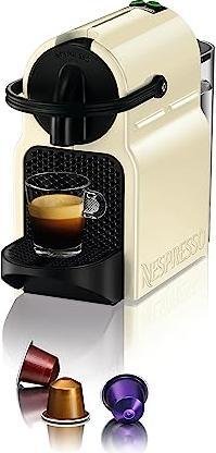 ¡Ahorra un 20% en la elegante cafetera Nespresso Inissia en color crema y obtén un pack de 14 cápsulas de regalo!