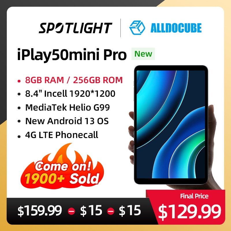 ¡Últimas unidades! Tablet de 8,4 con 256GB ¡Increíble precio que no puedes dejar pasar!