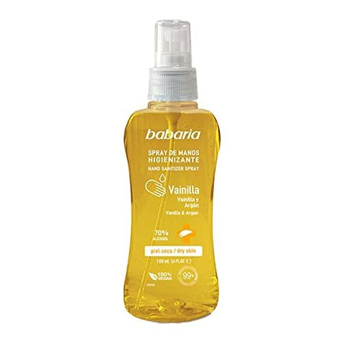 ¡Aprovecha el precio único en el spray de mano Babaria higienizante vainilla de 100ml!