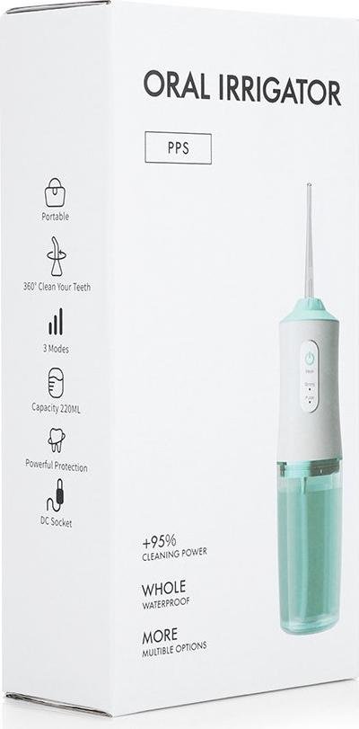 ¡Ahorra ahora en este potente irrigador inalámbrico de 220ml con 3 modos de agua y 1400rpm!