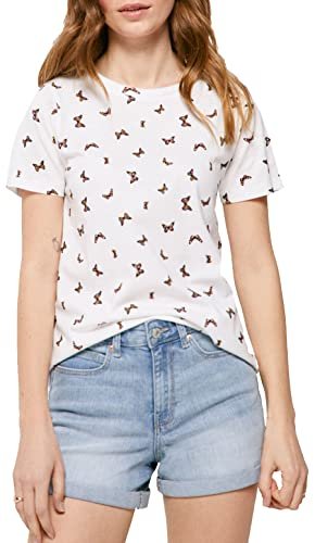 ¡Oferta única! Camiseta estampada de manga corta de Springfield para mujer al precio más bajo