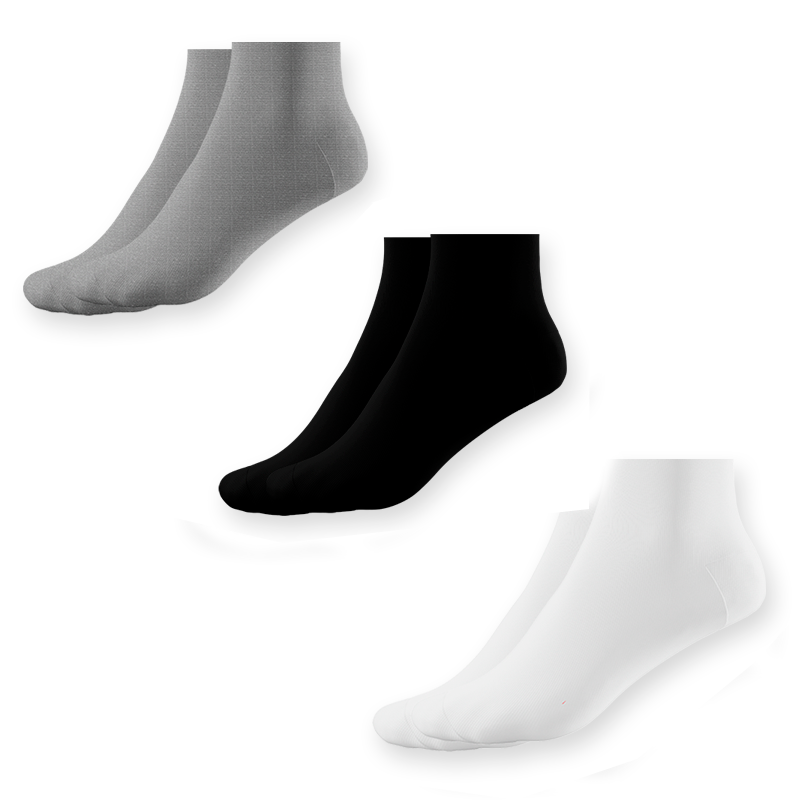 ¡Ahorra al máximo en este pack de 3 calcetines tobilleros para adultos!