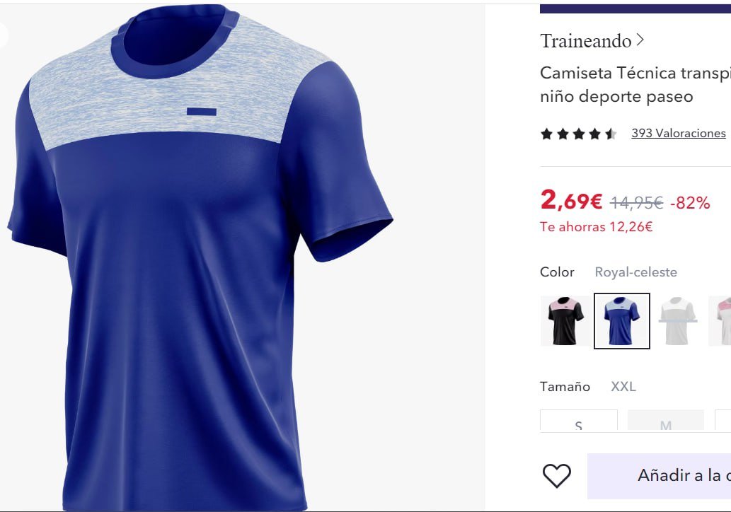¡Obtén la camiseta perfecta para tus entrenamientos al mejor precio!