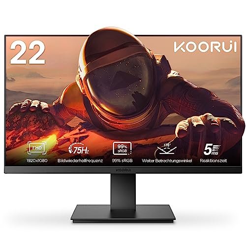 ¡Aprovecha la oferta única en este increíble monitor de 22 FHD 75Hz con Panel VA antirreflejos y sRGB!