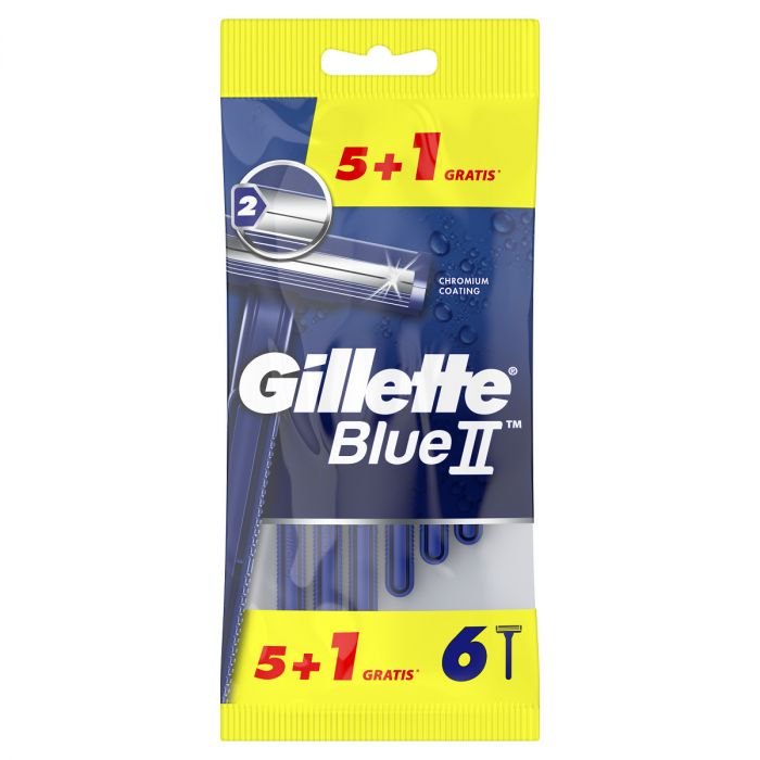 ¡Ahorra al máximo en el pack de 6 cuchillas Gillette Blue!