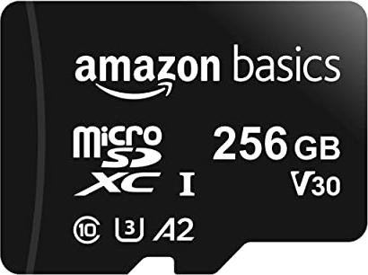 ¡Aprovecha la oferta y amplía tu capacidad de almacenamiento con esta tarjeta de memoria Amazon Basics de 256GB en descuento!