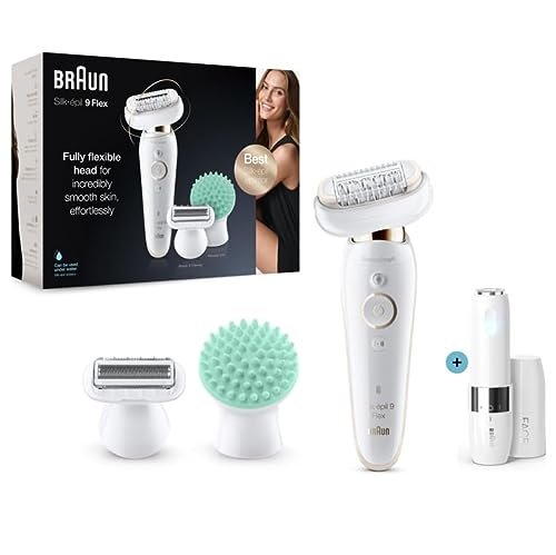 ¡Aprovecha el descuento en la depiladora Braun Silk Epil 9 de cabezal flexible!