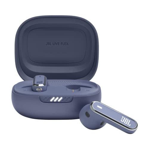 ¡Aprovecha el exclusivo descuento en los auriculares JBL Live Flex con estuche de carga inteligente y cancelación adaptativa de ruido!