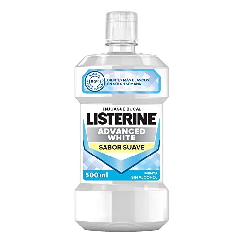 ¡Blanquea tu sonrisa al mejor precio! Enjuague bucal de Listerine blanqueador avanzado a solo 2,96€. ¡Aprovecha la oferta en Amazon ahora!