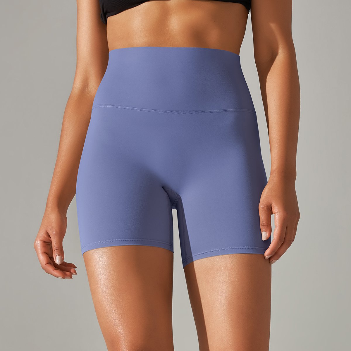 ¡Luce increíble por menos! Pantalones cortos deportivos de cintura alta para mujer a precio mini.