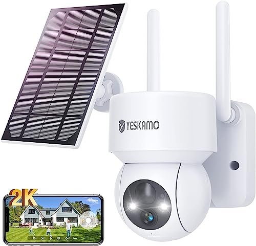 ¡Protege tu hogar al máximo con esta cámara de vigilancia solar con batería de 15000mAh!