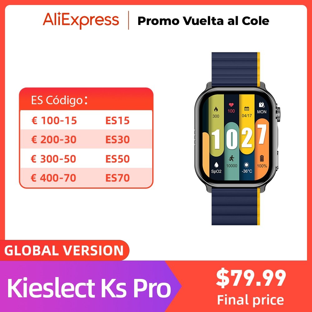 Descubre el sorprendente smartwatch Amoled de 2,01 con llamadas y resistencia IP68 a un precio mínimo