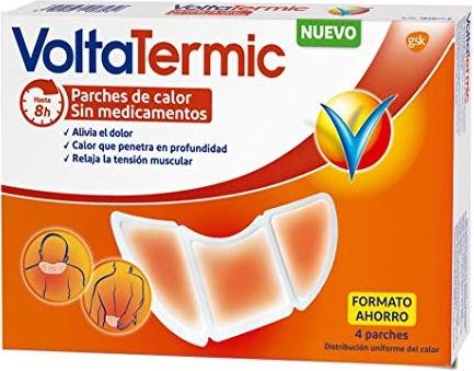 Elimina el dolor muscular de forma natural con los parches de calor VoltaTermic 24H