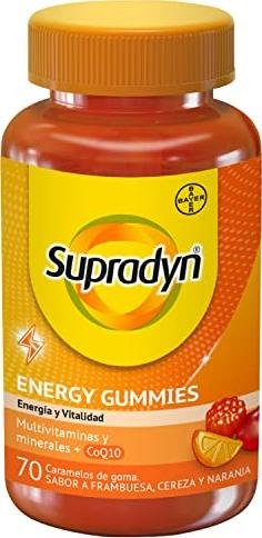 Eleva tus niveles de energía diarios con las gummies Supradyn Energy