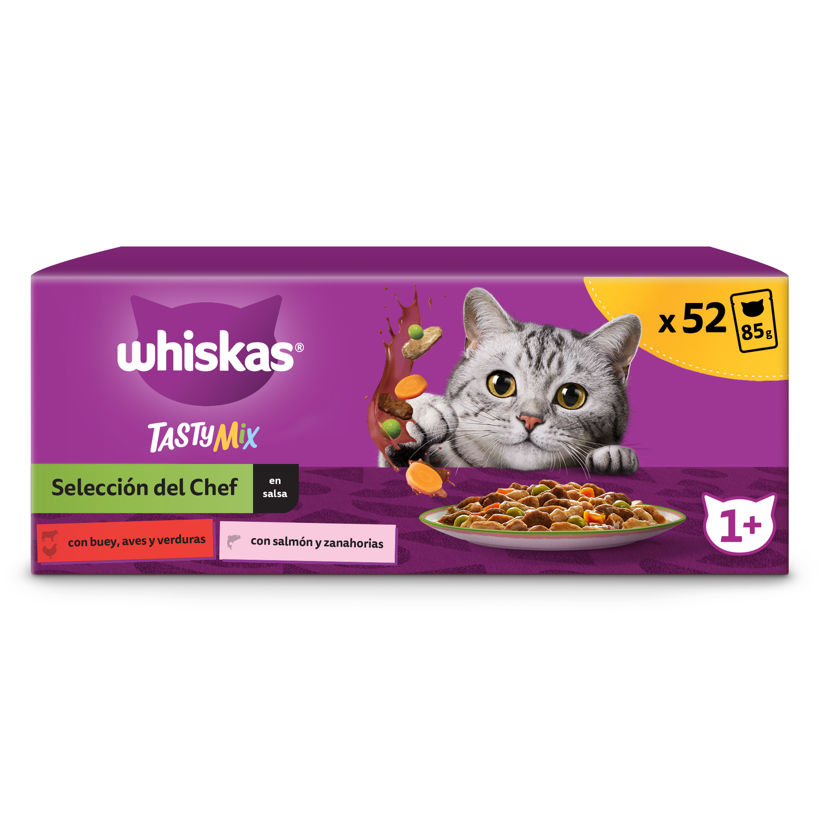 Descuento exclusivo: ¡Deléitate con Whiskas Tasty Mix para gatos!