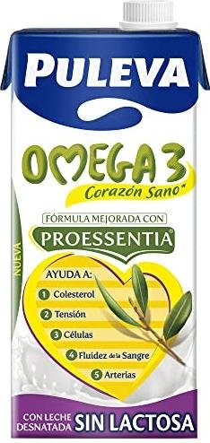 ¡Aprovecha esta oferta única de Puleva Omega 3! Leche desnatada sin lactosa, 6x1L a un precio sorprendente.