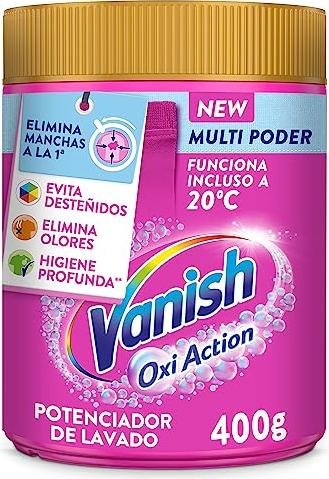 ¡Elimina las manchas al mejor precio con el poderoso quitamanchas en polvo de Vanish Oxi Action!