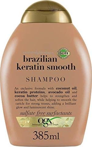 ¡Ahorra ahora en el champú OGX Queratina Brasileña y luce un cabello radiante!