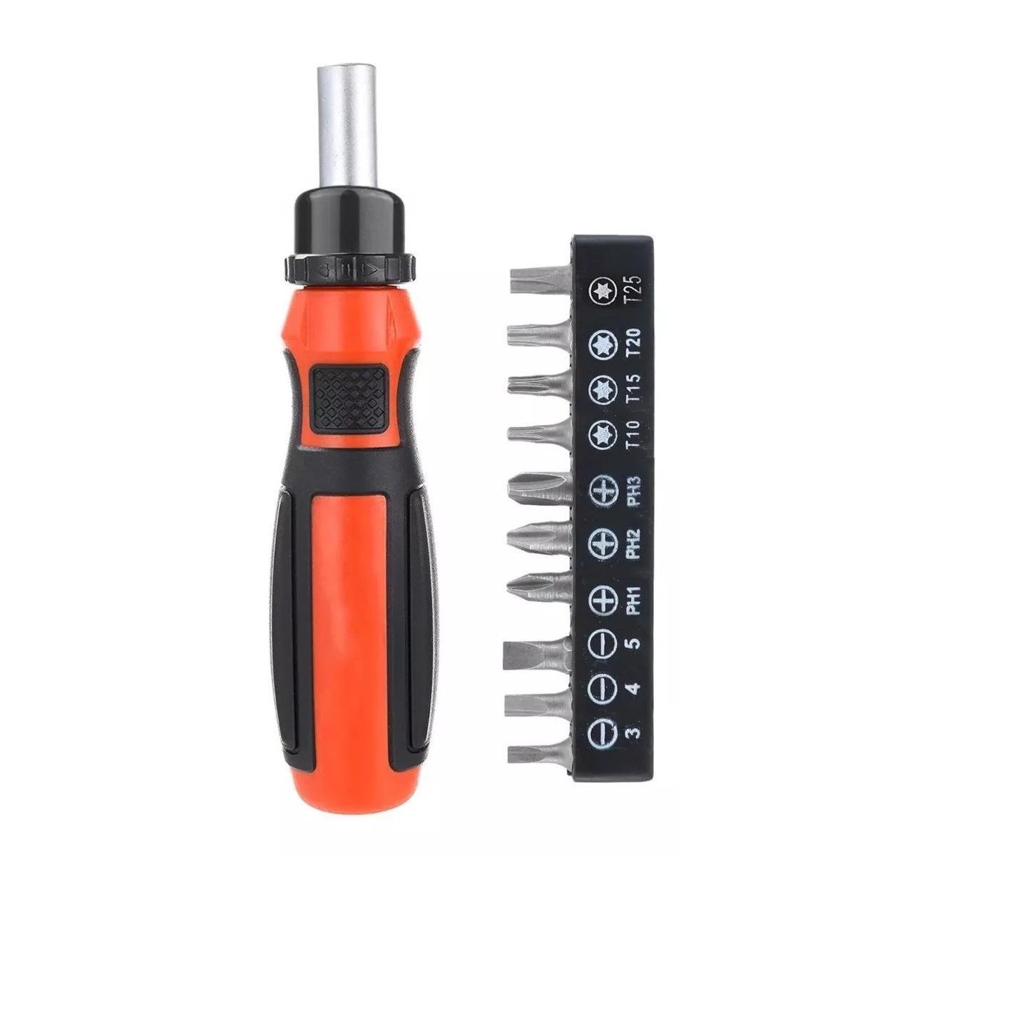 ¡No te quedes sin el imprescindible destornillador multipuntas de alta calidad con kit 11 en 1!
