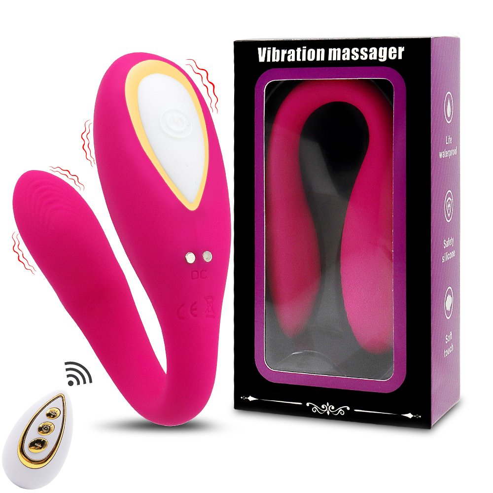 ¡No te quedes sin probarlo! Vibrador en forma de U con control remoto, el complemento perfecto para tus momentos íntimos
