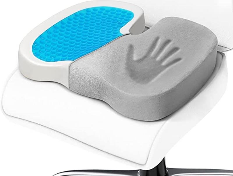 Mejora tu descanso con el cojín de gel en forma de U y espuma viscoelástica