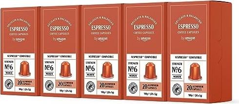¡Ahorra un 50% en el delicioso café Espresso Tueste Claro para Nespresso con este pack de 100 cápsulas!
