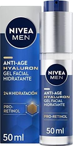 ¡Descubre el secreto para lucir una piel más joven con el descuento en el gel facial hidratante antiedad Nivea Men Hyaluron Anti Age!