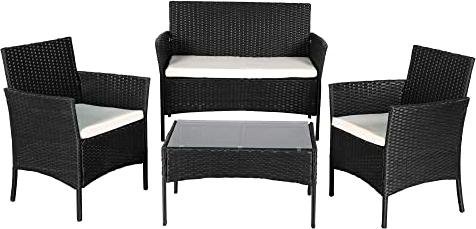 ¡Aprovecha el descuento exclusivo en este set de muebles para disfrutar de tu espacio exterior al máximo!