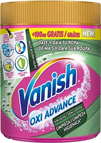 ¡Obtén un 50% de descuento en el quitamanchas Vanish Oxi Advance de 900g sin lejía!