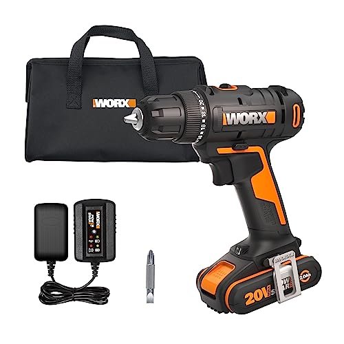 ¡Ahorra un 50% en el poderoso taladro atornillador Worx con batería, cargador y bolsa de transporte!