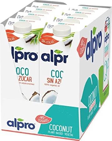 ¡Aprovecha ahora el descuento del 20% en el pack de 8 bebidas vegetales de coco Alpro con envío Prime a casa!