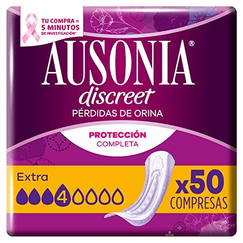 ¡Di adiós a los accidentes! Descubre lo último en compresas anti pérdidas de orina Ausonia Discreet Extra 4
